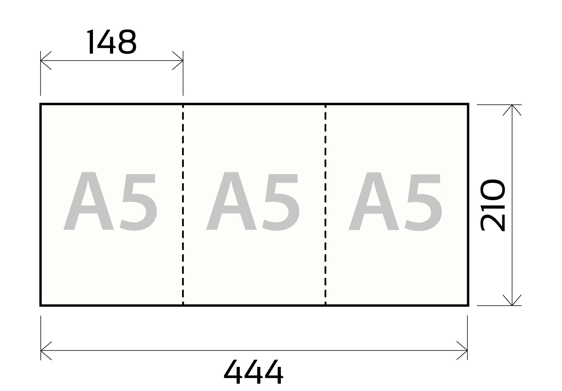 Buklets 6 lpp. 148x210 mm