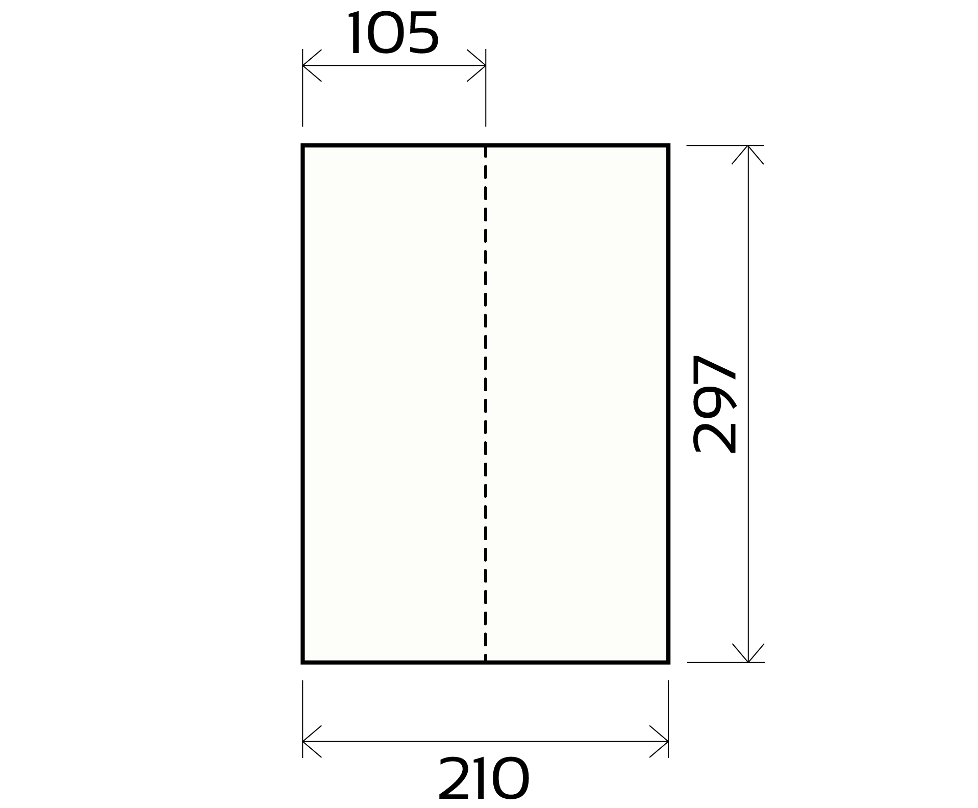 Буклет 105x297 мм
