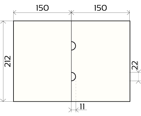 Double sided Folder A531