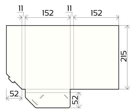 Divpusējas mapes A534