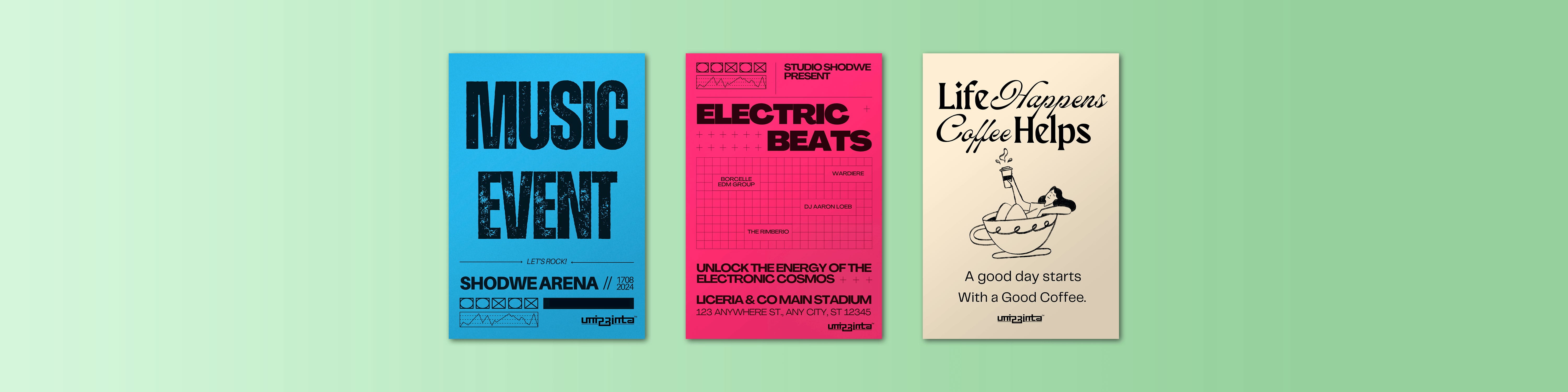 Colored paper Posters