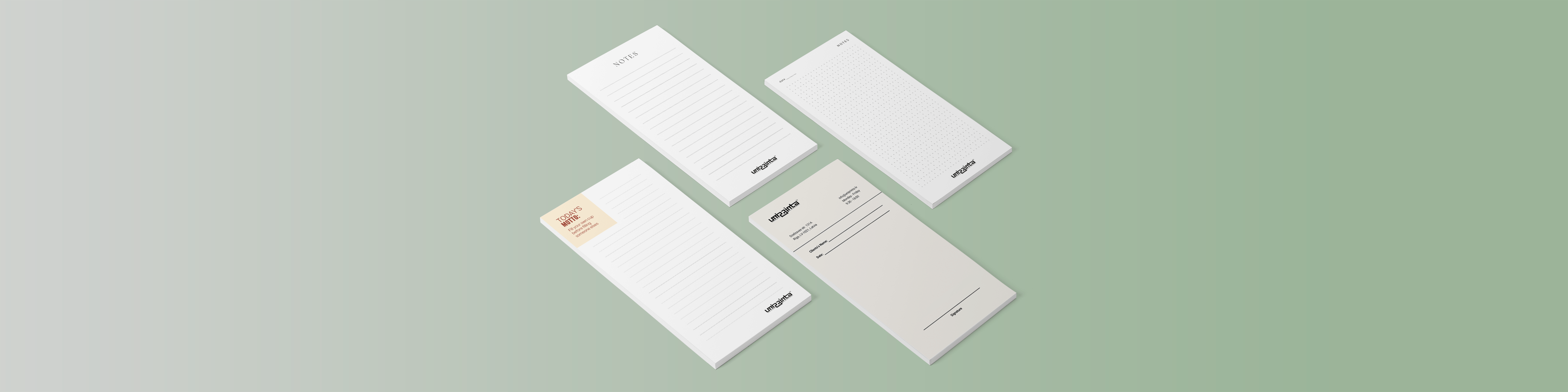 Notepad with glue 10 sheets