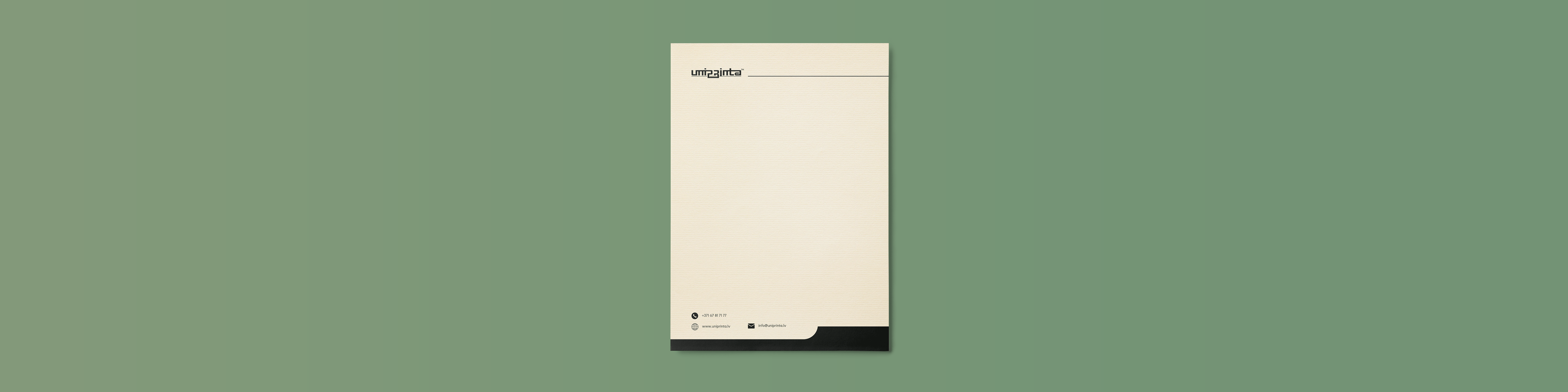 Single-sided Exclusive letterheads
