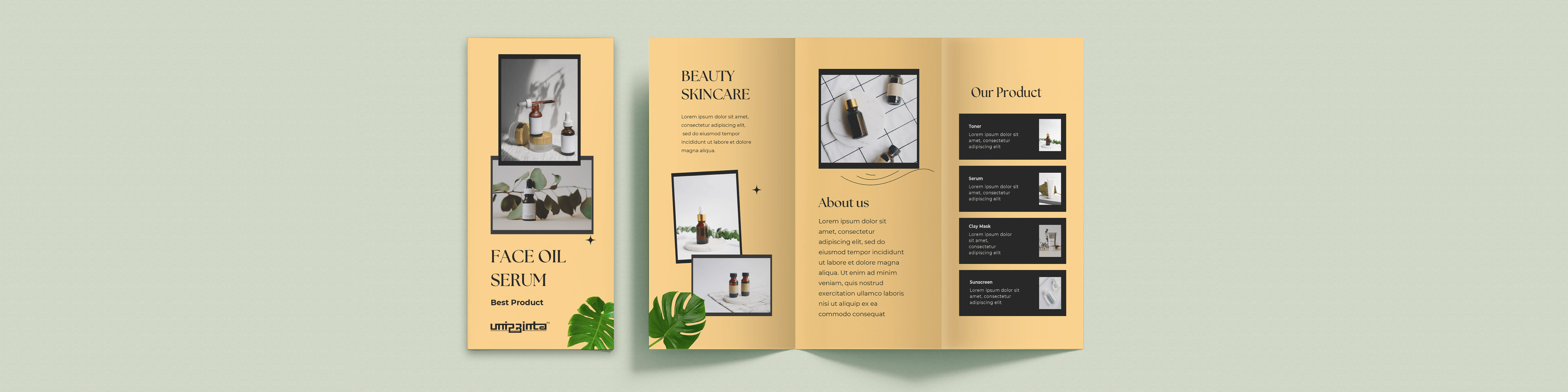 Tri-fold leaflet