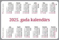Pocket Calendar