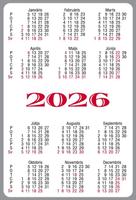 Pocket Calendar
