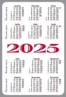 Pocket Calendar