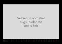 Melns Fotokalendārs 420x297 mm