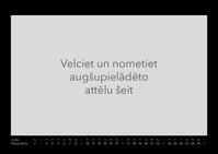 Melns Fotokalendārs 420x297 mm