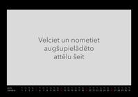 Melns Fotokalendārs 420x297 mm