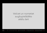 Melns Fotokalendārs 420x297 mm