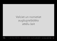 Melns Fotokalendārs 420x297 mm