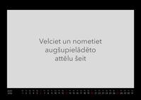 Melns Fotokalendārs 420x297 mm