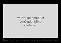 Melns Fotokalendārs 297x210 mm