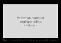 Melns Fotokalendārs 297x210 mm