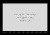 Melns Fotokalendārs 297x210 mm
