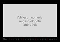 Melns Fotokalendārs 297x210 mm