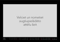 Melns Fotokalendārs 297x210 mm