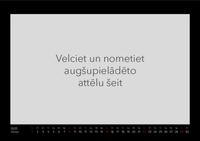 Melns Fotokalendārs 297x210 mm
