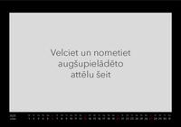 Melns Fotokalendārs 297x210 mm