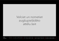 Melns Fotokalendārs 297x210 mm