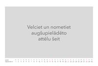 Balts Fotokalendārs 500x340 mm