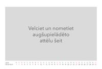 Balts Fotokalendārs 500x340 mm
