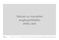 Balts Fotokalendārs 500x340 mm