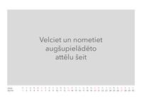 Balts Fotokalendārs 500x340 mm