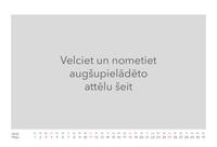 Balts Fotokalendārs 500x340 mm
