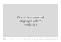 Balts Fotokalendārs 500x340 mm