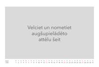 Balts Fotokalendārs 500x340 mm