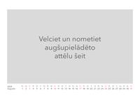 Balts Fotokalendārs 500x340 mm