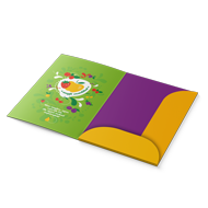 Divpusējas mapes prezentācijām A4