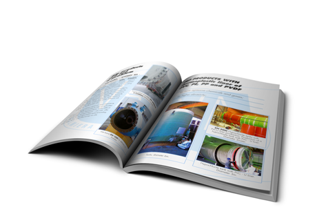 Glue binded brochure