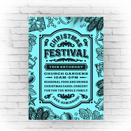 Colour paper posters