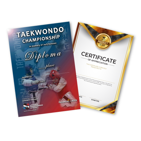 Diploma, Certificate