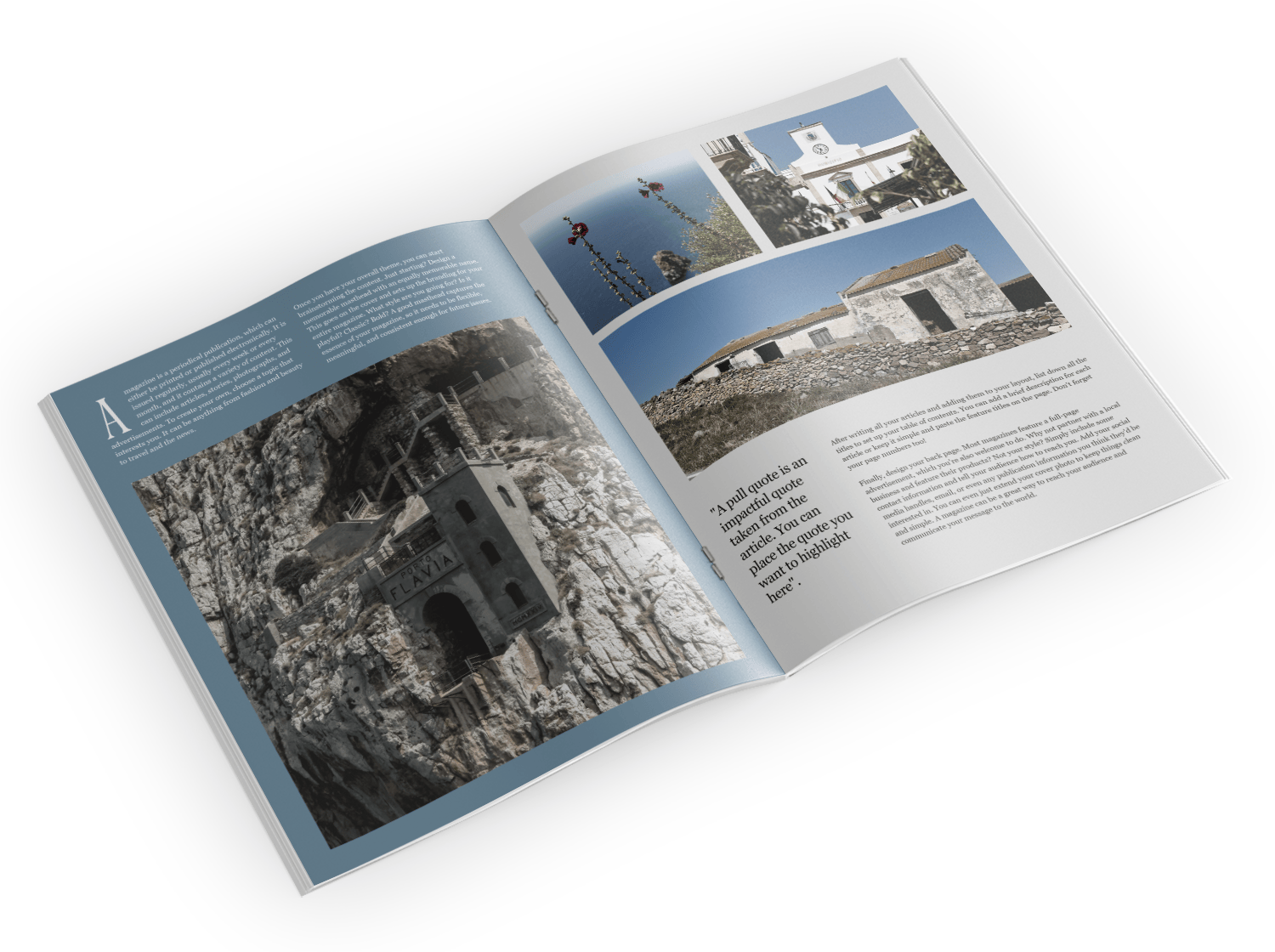 A4 Stitched Brochure