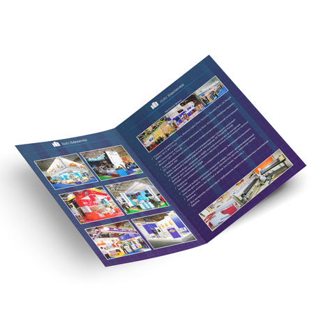 Bi-fold leaflets
