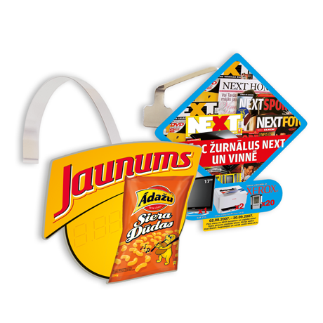 Your Custom shape shelf wobblers